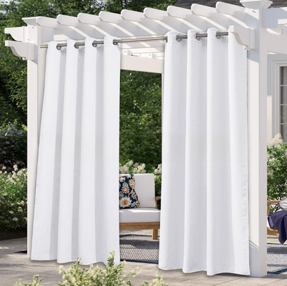 ShadeMaster Outdoor Waterproof Sun Protection Curtain - Sleek and Effective