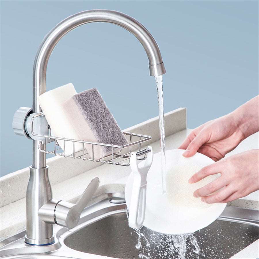 Adjustable Sink Drain Rack