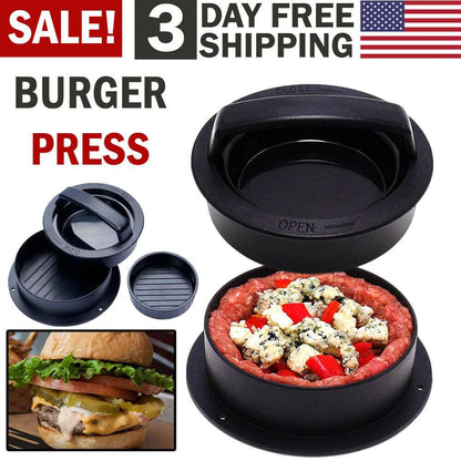 3-in-1 Burger Press Patty Maker