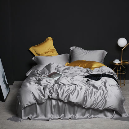 Luxurious Silk Duvet Cover Set