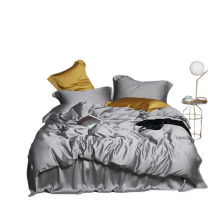 Luxurious Silk Duvet Cover Set