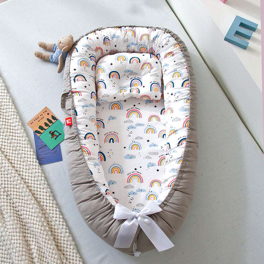 Baby Removable & Washable Portable Crib