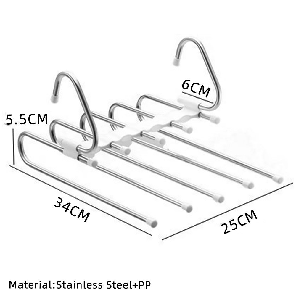 SlimFold Pro™ Telescopic Pants Hanger: Space-Saving Wardrobe Solution