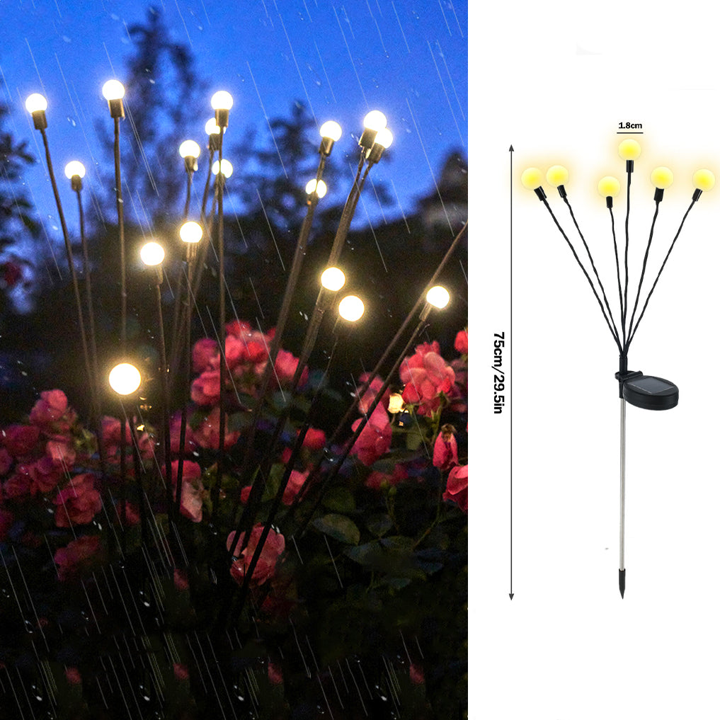 Solar Firefly Lights Outdoor Garden Decoration