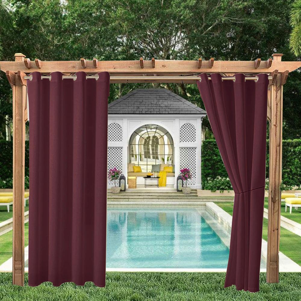 AquaGuard Waterproof Outdoor Terrace Curtain - Enhanced Elegance