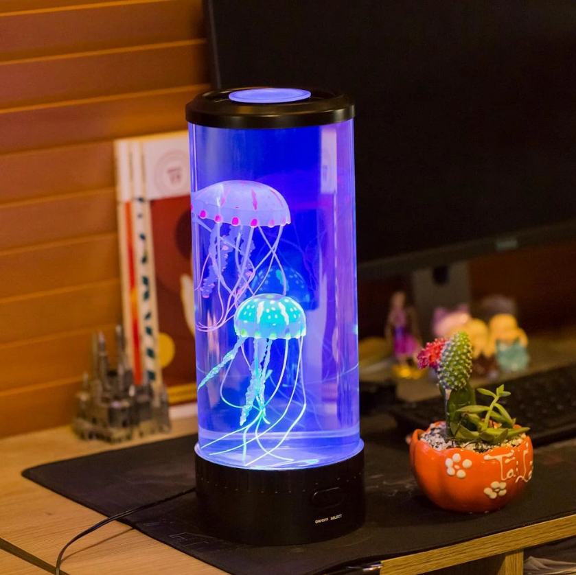 Mesmerizing LED Jellyfish Aquarium Lamp Night Light