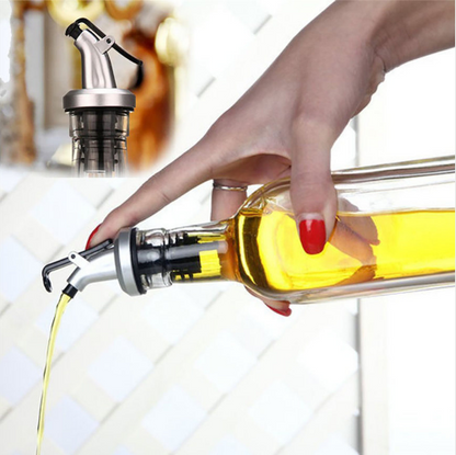 Versatile Olive Oil Bottle Sprayer and Liquor Dispenser Spout