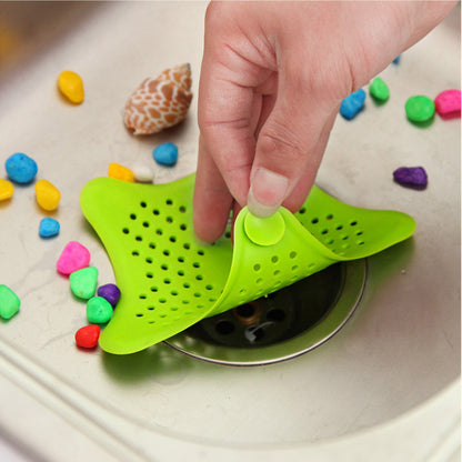 3PCS Silicone Starfish-shaped Sink Drain Filter - Hair Catcher and Strainer Set