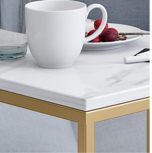 Modern Marble Small Coffee Table for Home Living Rooms - Elegance and Versatility