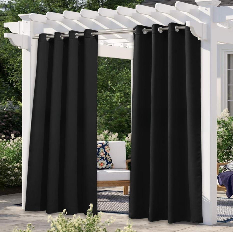 ShadeMaster Outdoor Waterproof Sun Protection Curtain - Sleek and Effective