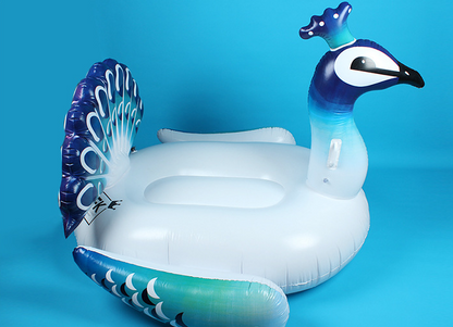 Peacock Paradise Inflatable Pool Float