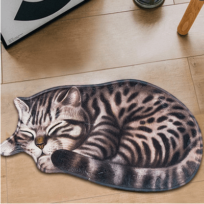 Cute Cartoon Cat Floor Mat