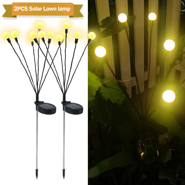 Solar Firefly Lights Outdoor Garden Decoration