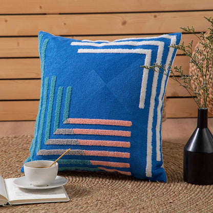 Simple Embroidered Throw Pillow Cushion Cover - Add Elegance to Your Space