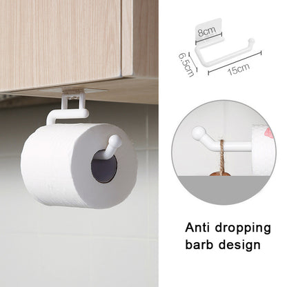 Wall-Mounted Paper Towel Holder - Space-Saving Kitchen Organizer