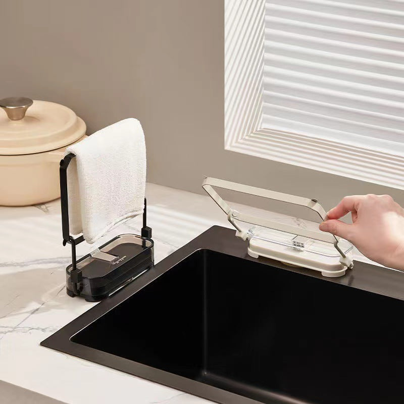 Suction Cup Sink Filter Rack: Kitchen Gadget for Efficient Filtering