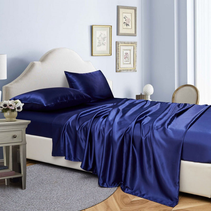 Solid Color Bedding Four-Piece Set - Elevate Your Bedroom Comfort and Style