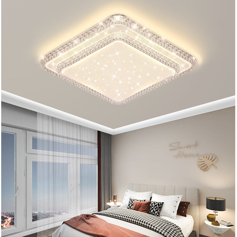 Modern Rectangular LED Ceiling Light for Living Room - Stylish and Energy-Efficient