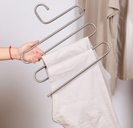 SlimFold Pro™ Telescopic Pants Hanger: Space-Saving Wardrobe Solution