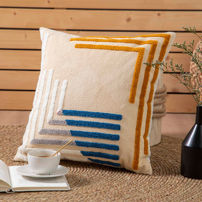 Simple Embroidered Throw Pillow Cushion Cover - Add Elegance to Your Space