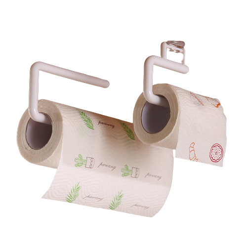 Wall-Mounted Paper Towel Holder - Space-Saving Kitchen Organizer