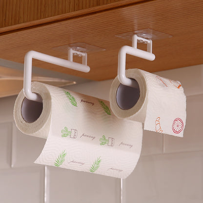 Wall-Mounted Paper Towel Holder - Space-Saving Kitchen Organizer