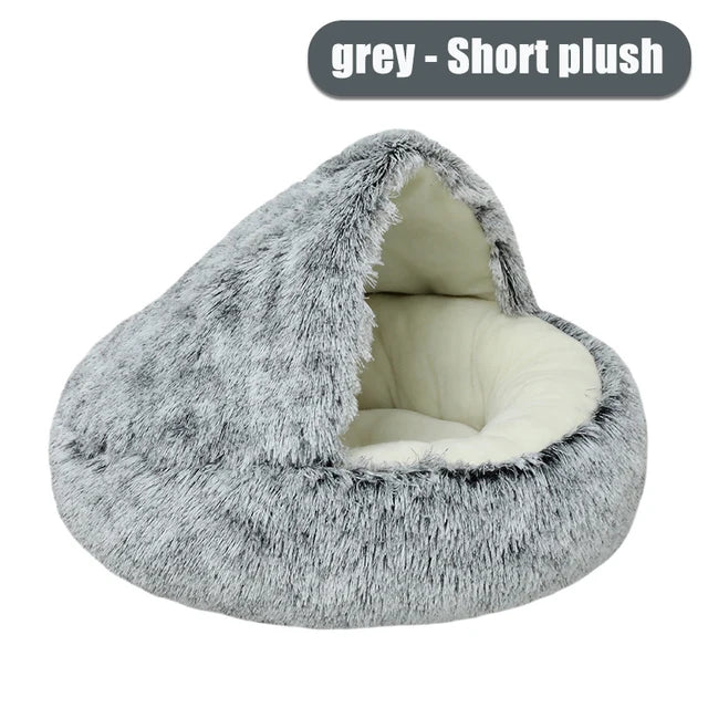 PawsParadise Plush Cat & Dog Bed