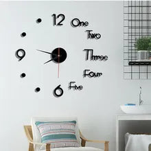 Modern 3D DIY Wall Clock - Timeless Home Decor