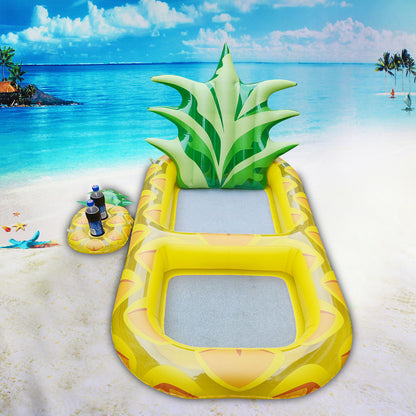 Tropical Comfort Pineapple Inflatable Floating Lounger