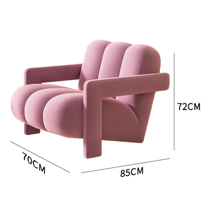 Modern Cloth Art Single Chair - Elevate Your Simple and Stylish Living Room