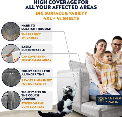 PawGuard ClearCat™ Single-Sided Furniture Protection Tape