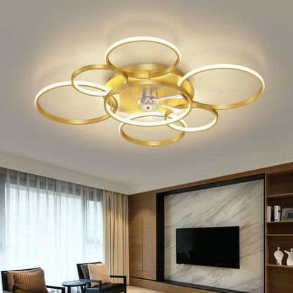 Nordic Style Ceiling Fan Light - Effortless Elegance and Comfort