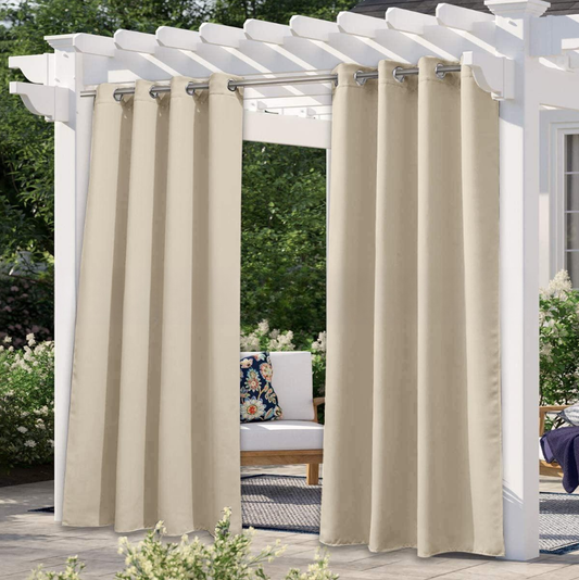 ShadeMaster Outdoor Waterproof Sun Protection Curtain - Sleek and Effective