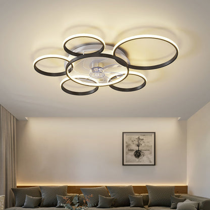 Nordic Style Ceiling Fan Light - Effortless Elegance and Comfort