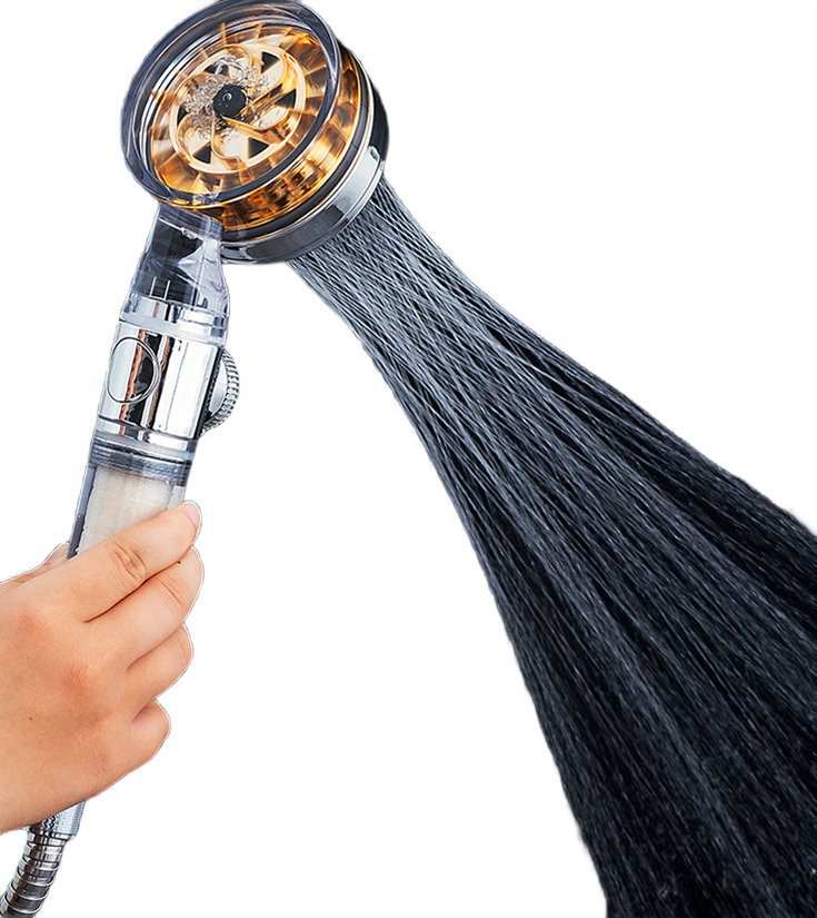 High-Pressure Turbo Shower Head with Water-Saving Technology - Innovative Bathroom Marvel