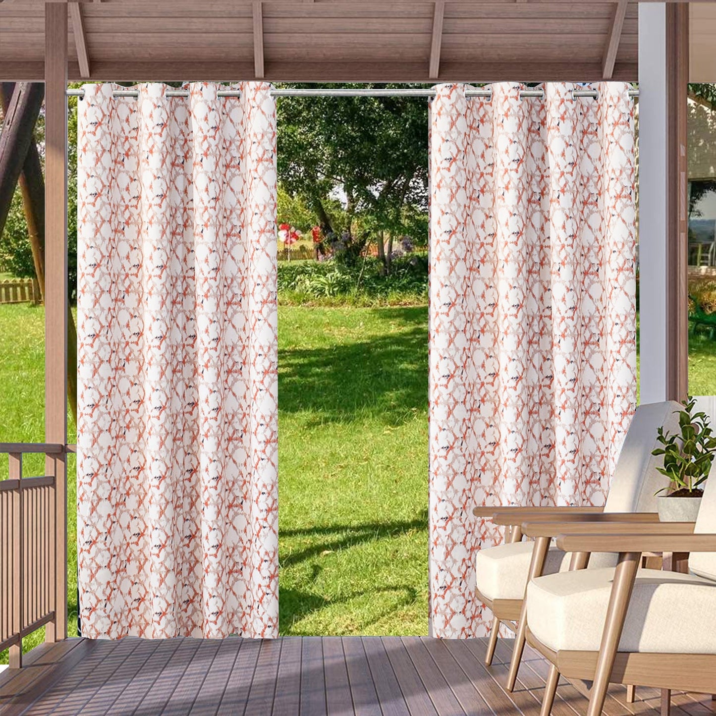 AquaGuard Waterproof Outdoor Terrace Curtain - Enhanced Elegance