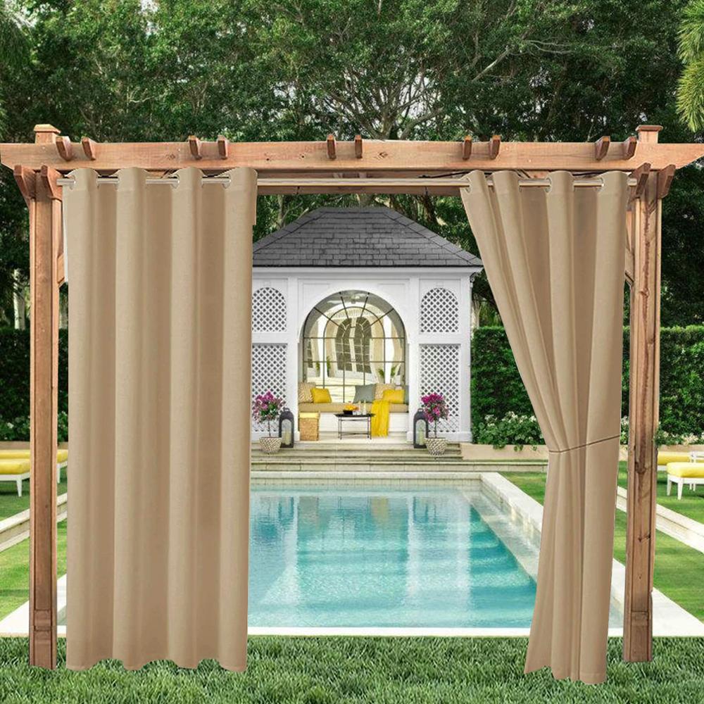 AquaGuard Waterproof Outdoor Terrace Curtain - Enhanced Elegance