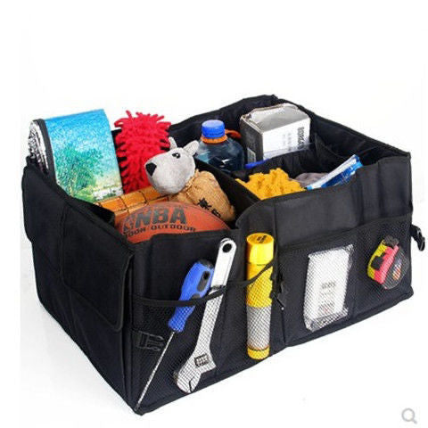 Multifunctional Folding Car Trunk Storage Box - Premium Non-Woven Fabric