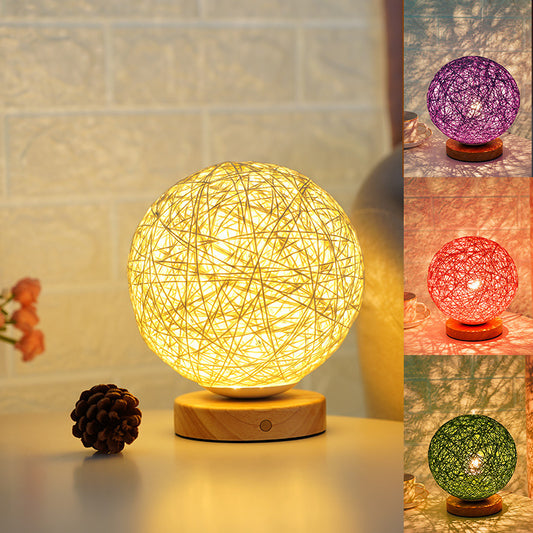 Sepak Takraw LED Night Light Creative Starry Sky Children Gift Usb Table Lamp Bedroom Bedside