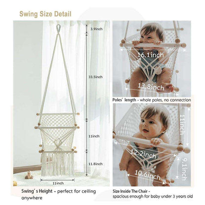 Baby Indoor Swing Hanging Rocking Chair