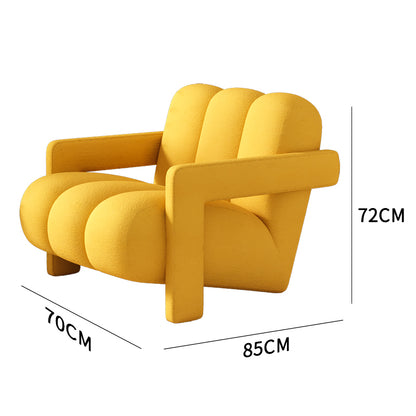 Modern Cloth Art Single Chair - Elevate Your Simple and Stylish Living Room