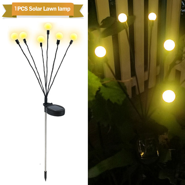 Solar Firefly Lights Outdoor Garden Decoration