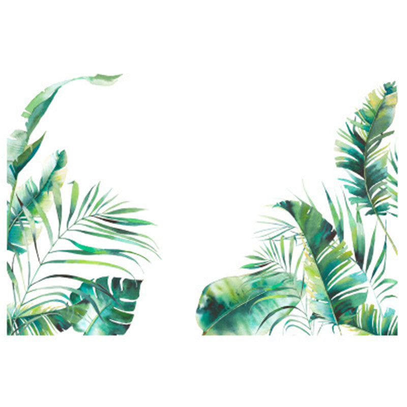 Tropical Plant Turtle Leaf Wall Sticker