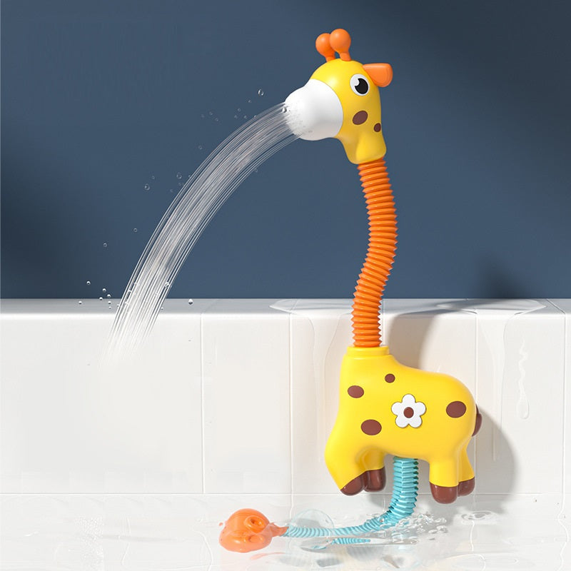 Baby Elephant Faucet Shower Bath Toy - Fun Water Playtime for Kids!