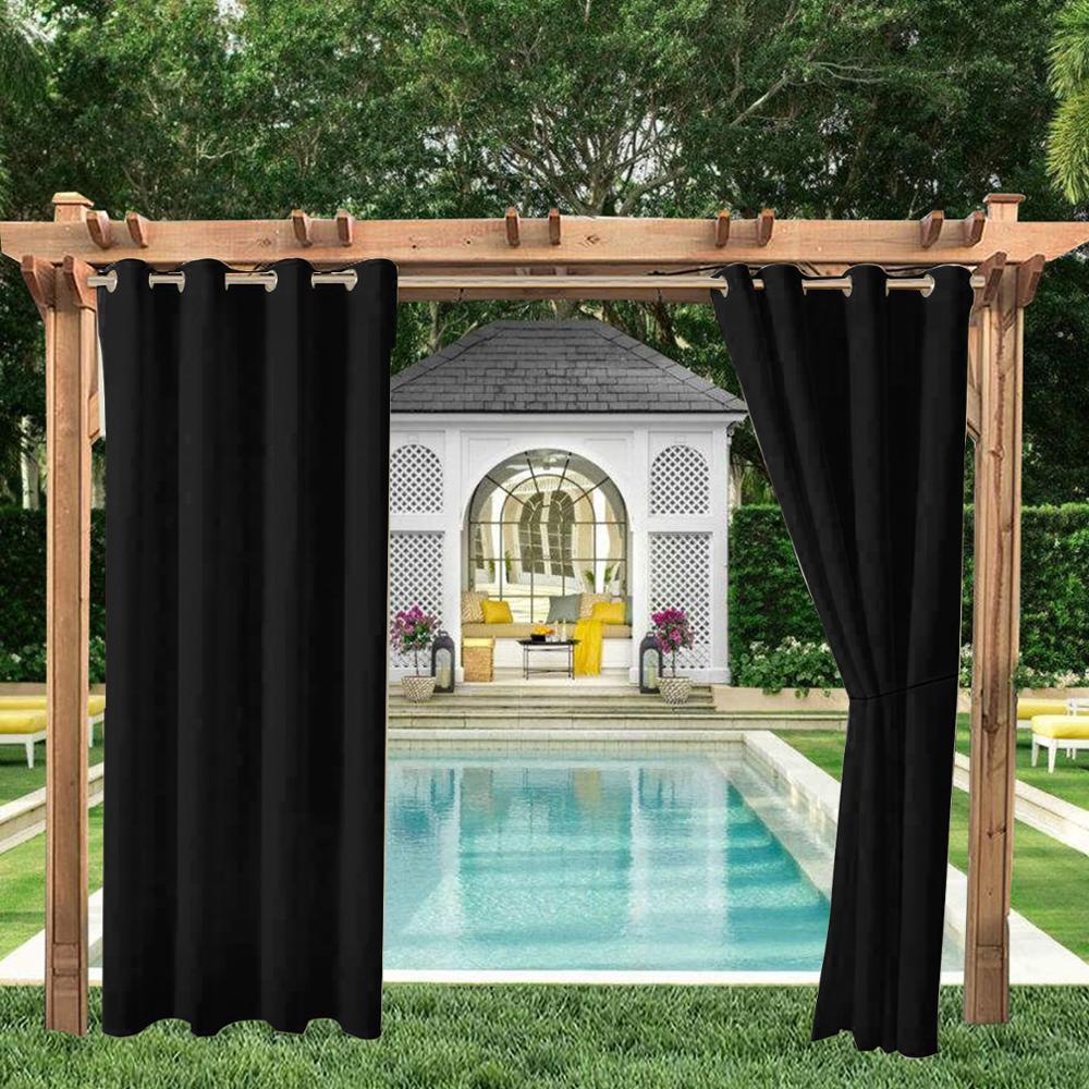 AquaGuard Waterproof Outdoor Terrace Curtain - Enhanced Elegance