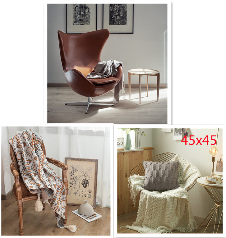 Swivel Eggshell Chair - Elevate Your Living Room with Fashion and Comfort