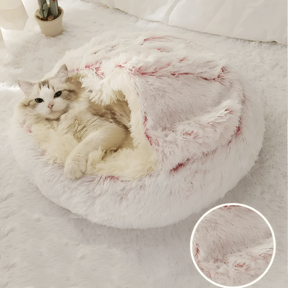 PawsParadise Plush Cat & Dog Bed