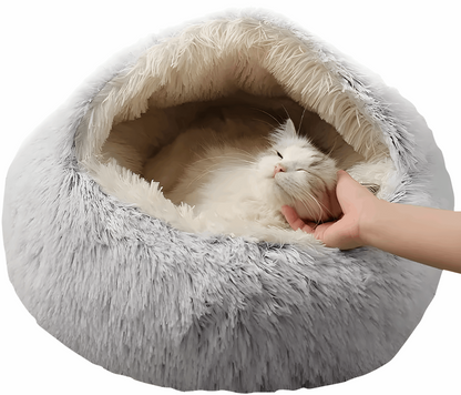 PawsParadise Plush Cat & Dog Bed