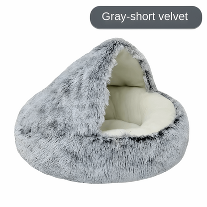 PawsParadise Plush Cat & Dog Bed