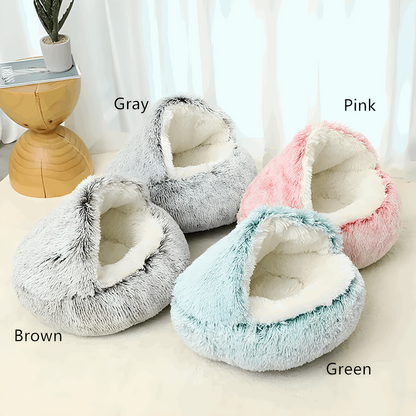 PawsParadise Plush Cat & Dog Bed